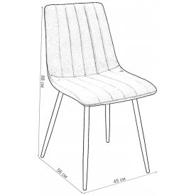 Стул на металлокаркасе Dublin G062-13