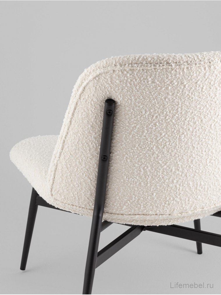 Стул на металлокаркасе Лэйм, белый