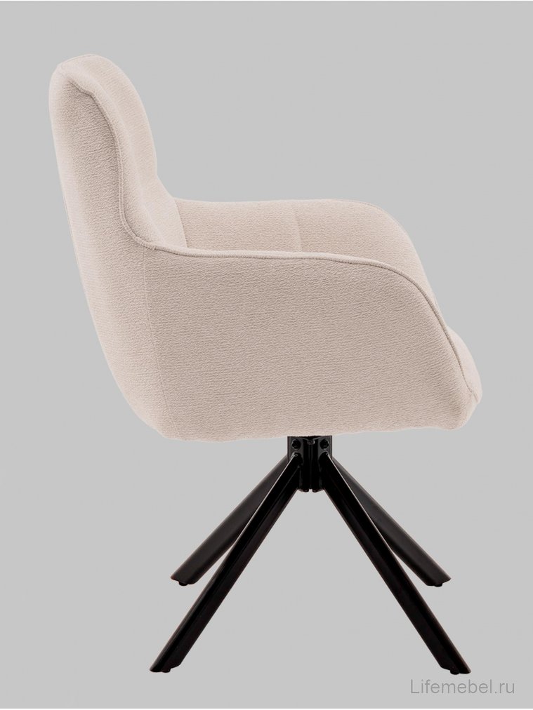 Стул на металлокаркасе Мерик кремовый