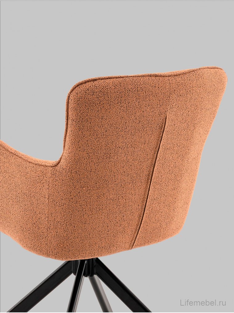 Стул на металлокаркасе Лимаэль терракотовый