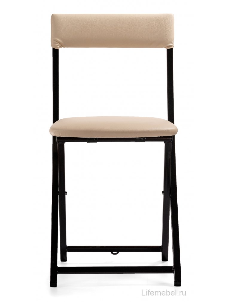 Стул на металлокаркасе Elevis ваниль крап / темный мусс