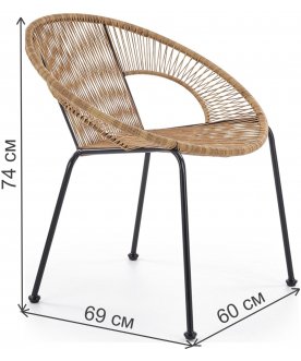 Стул на металлокаркасе Bari