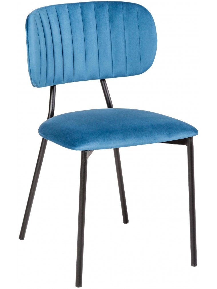 Стул на металлокаркасе Fendi блю