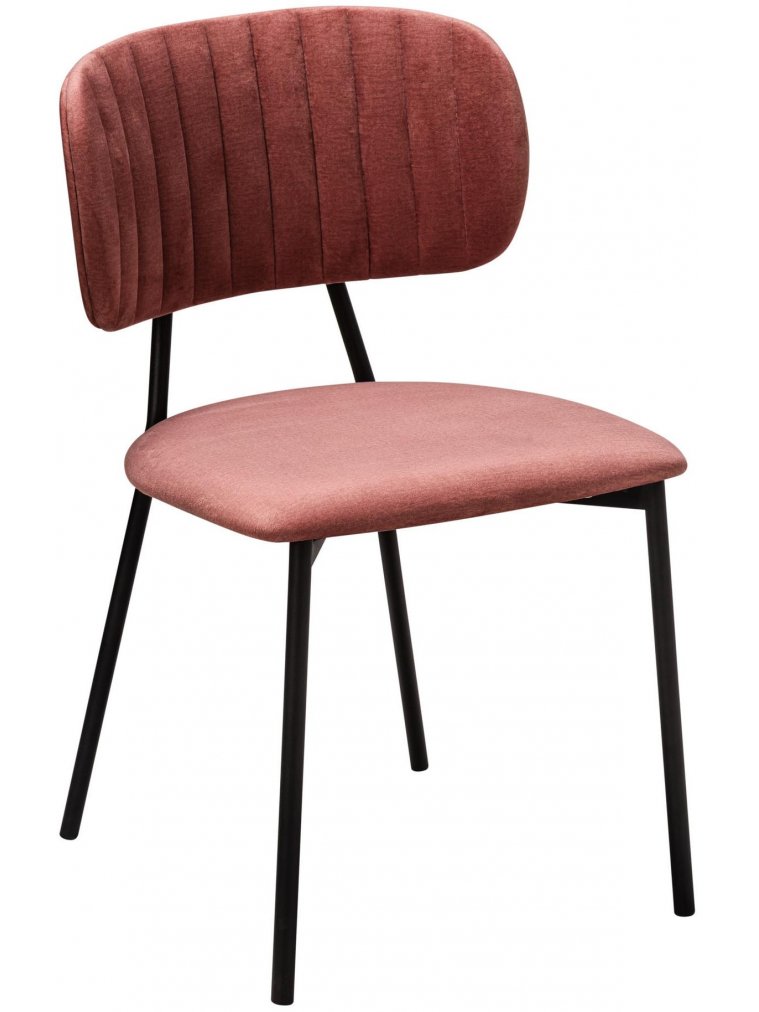 Стул на металлокаркасе Fendi терракот