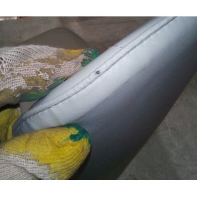 Стул на металлокаркасе Flor light gray / black