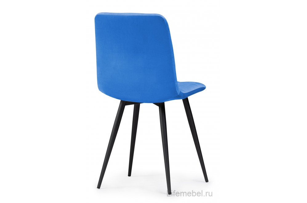 Стул на металлокаркасе Fox 01 blue / black