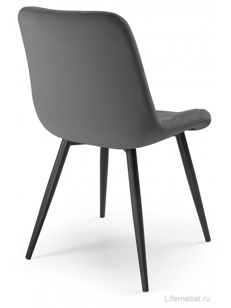 Стул на металлокаркасе Fox dark gray