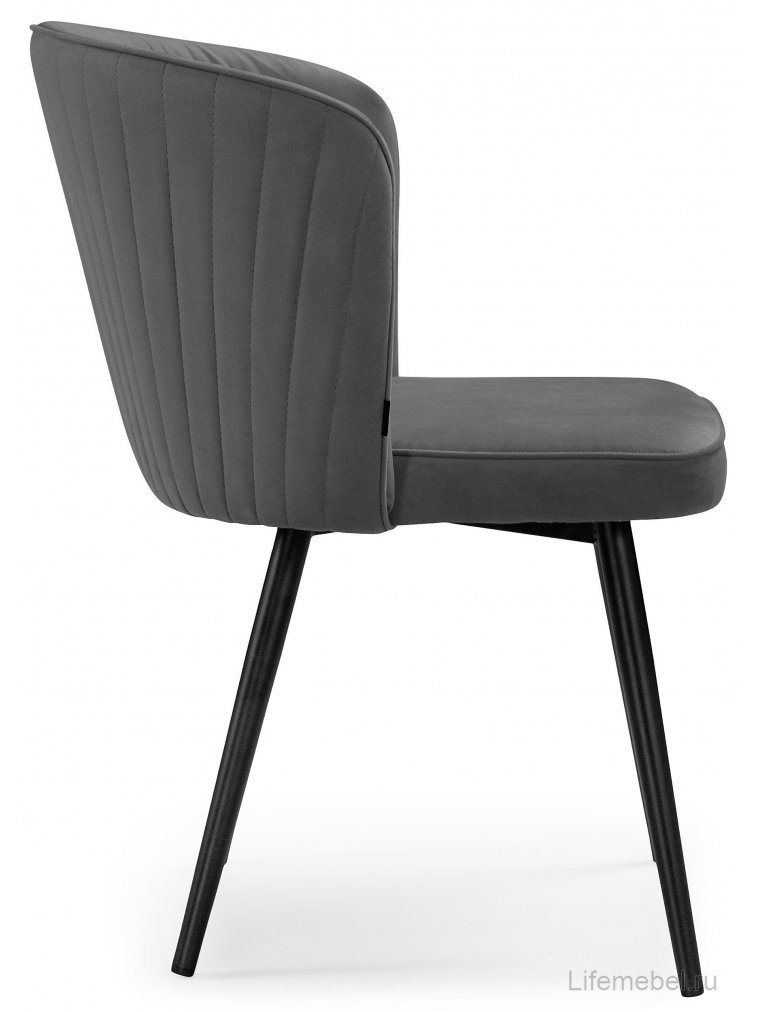 Стул на металлокаркасе Фрибур velutto 32 / черный