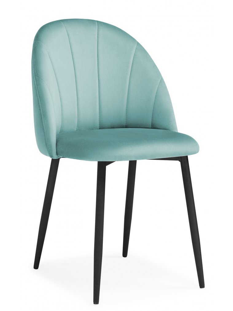 Стул на металлокаркасе Gabi 03 light blue / black