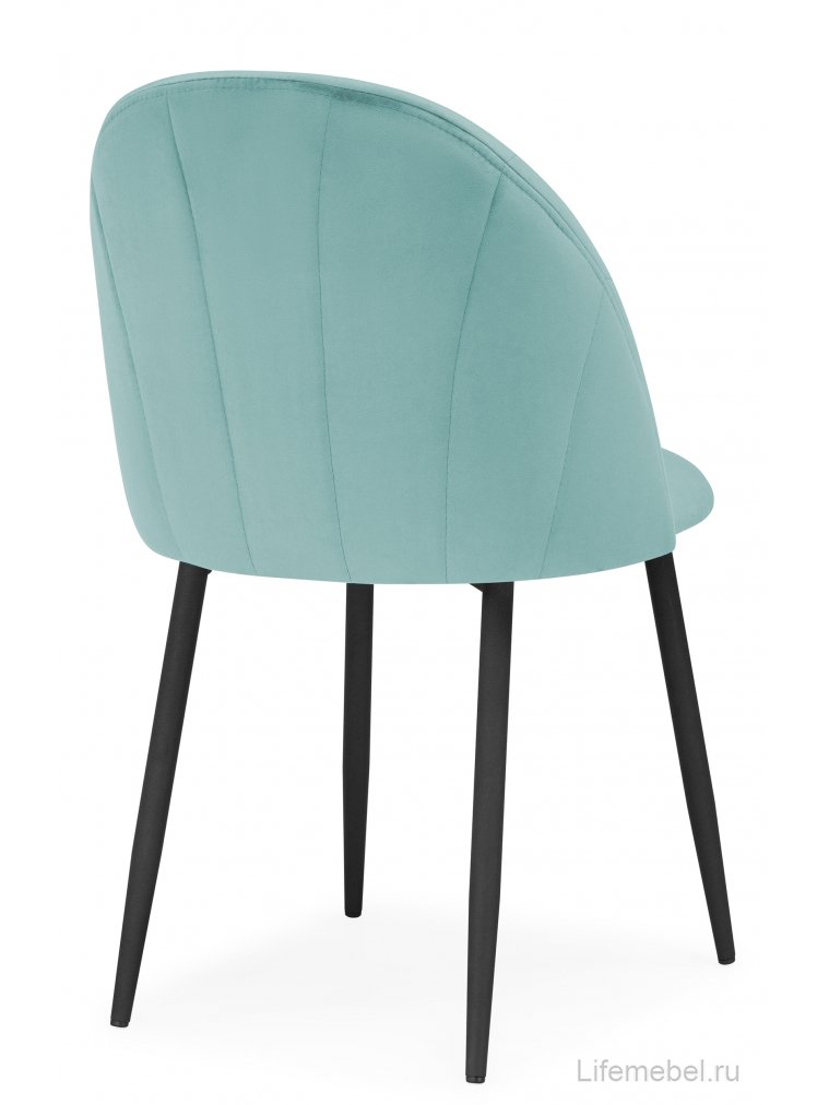 Стул на металлокаркасе Gabi 03 light blue / black