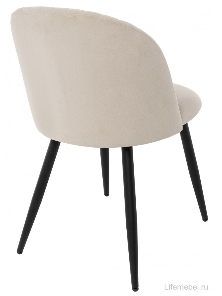 Стул на металлокаркасе Gabi 1 beige / black
