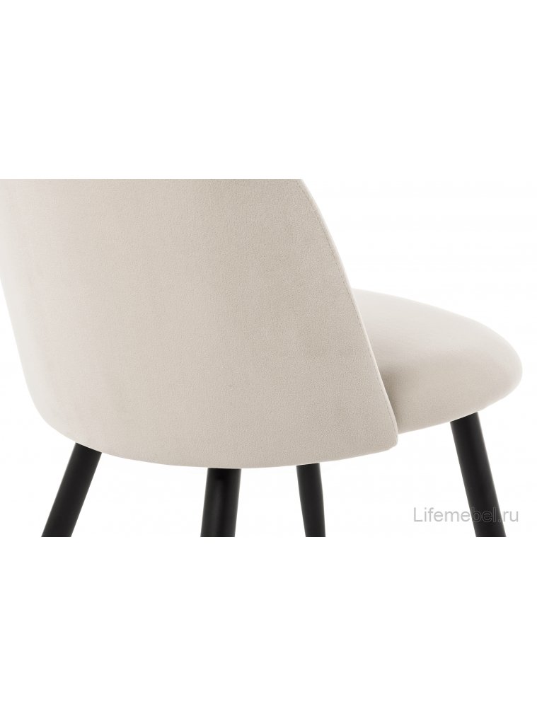 Стул на металлокаркасе Gabi 1 beige / black