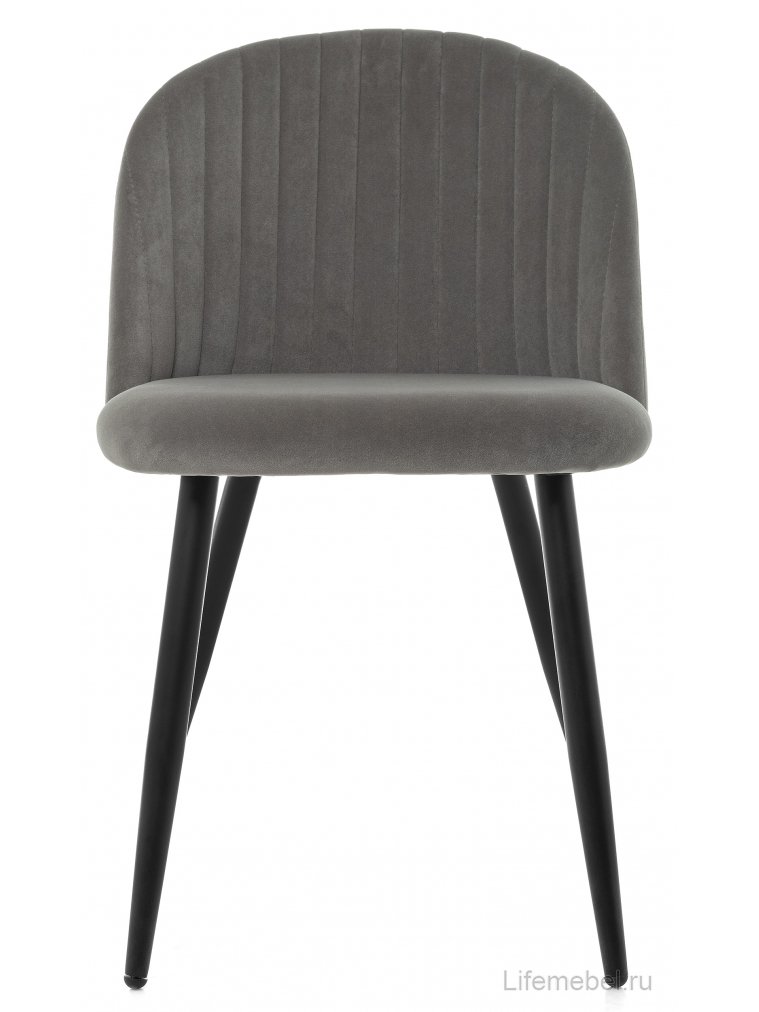 Стул на металлокаркасе Gabi 1 dark gray / black