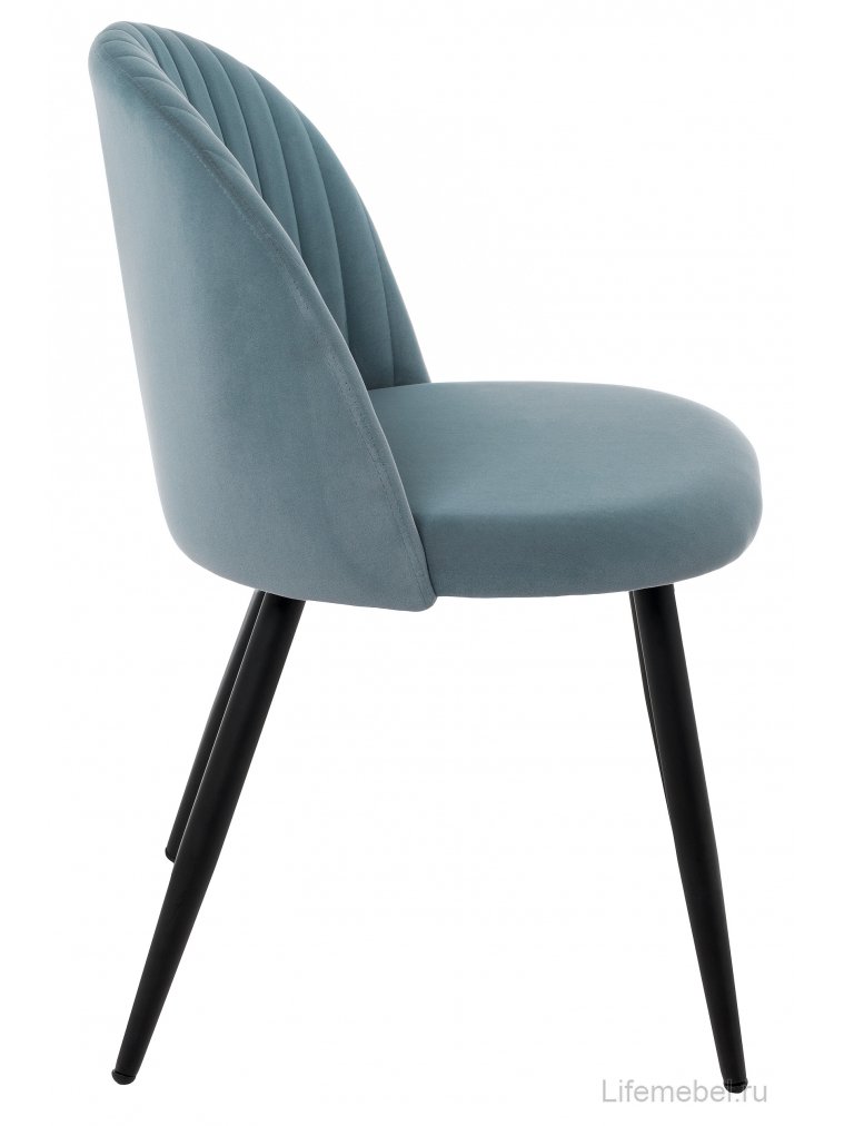 Стул на металлокаркасе Gabi 1 light blue / black