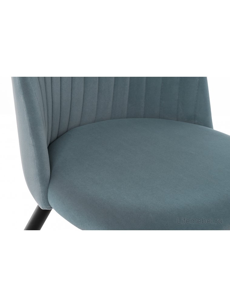 Стул на металлокаркасе Gabi 1 light blue / black