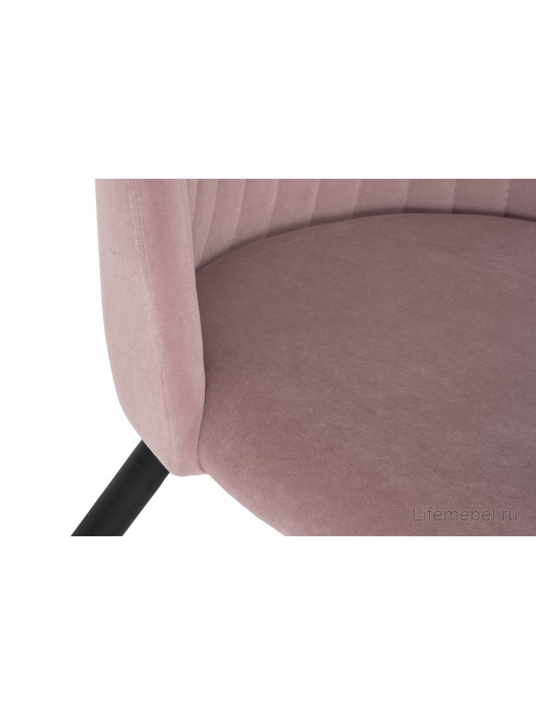 Стул на металлокаркасе Gabi 1 light purple / black