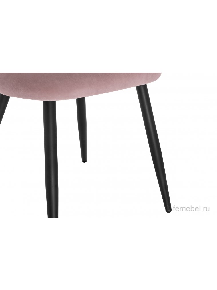 Стул на металлокаркасе Gabi 1 light purple / black