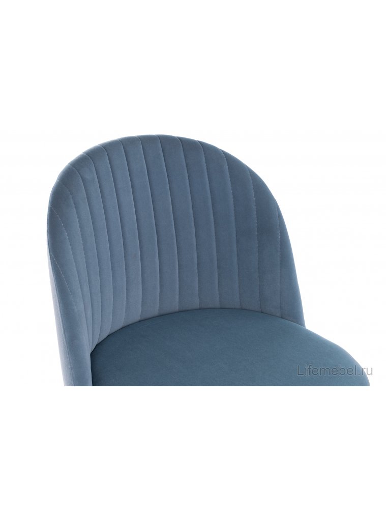 Стул на металлокаркасе Gabi blue / black