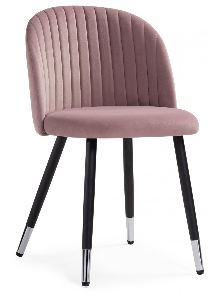 Стул на металлокаркасе Gabi light purple / black