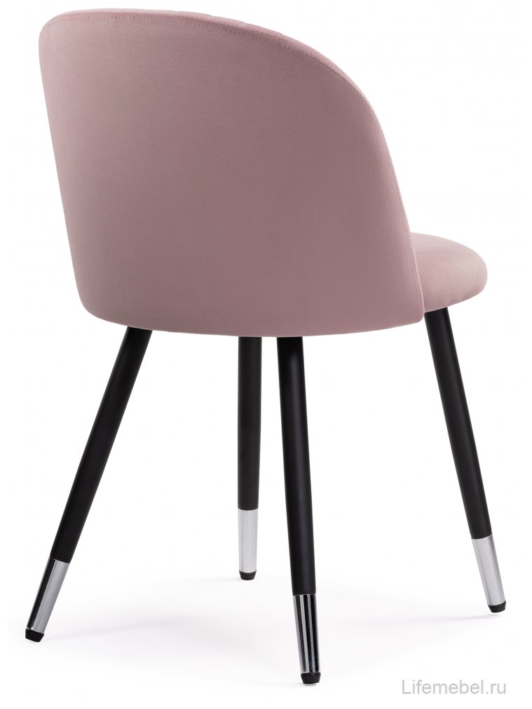 Стул на металлокаркасе Gabi light purple / black