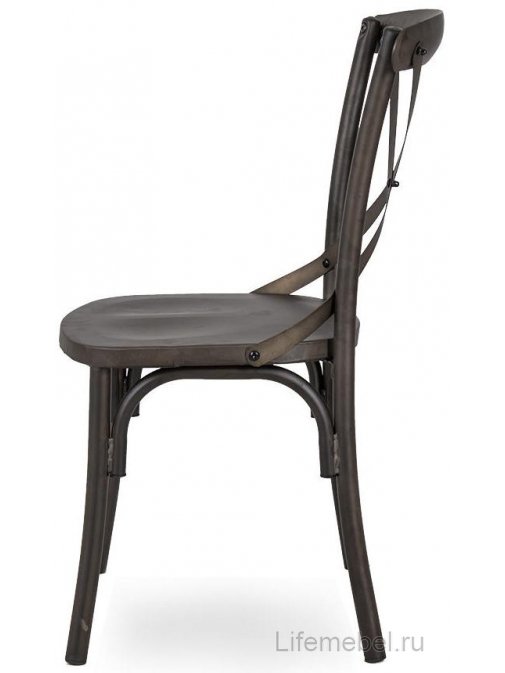 Стул на металлокаркасе N-33 gunmetal