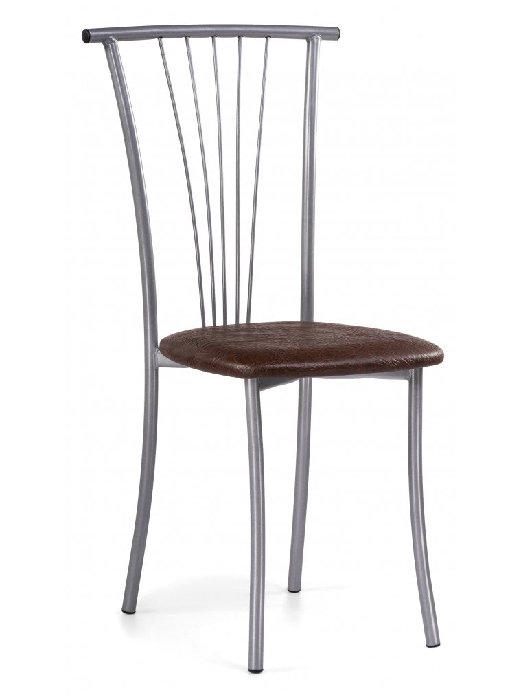 Стул на металлокаркасе Grigori горький шоколад / светлый мусс