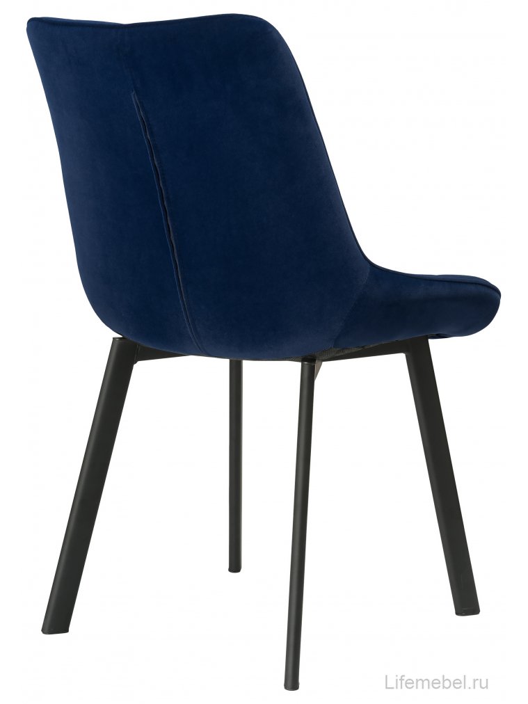 Стул на металлокаркасе Hagen dark blue