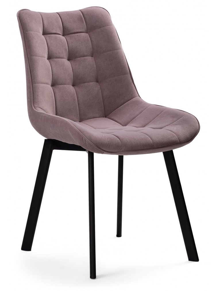 Стул на металлокаркасе Hagen light purple / black