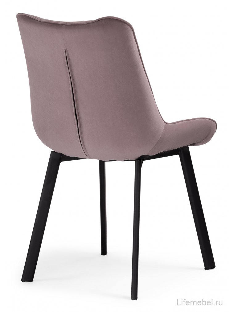 Стул на металлокаркасе Hagen light purple / black