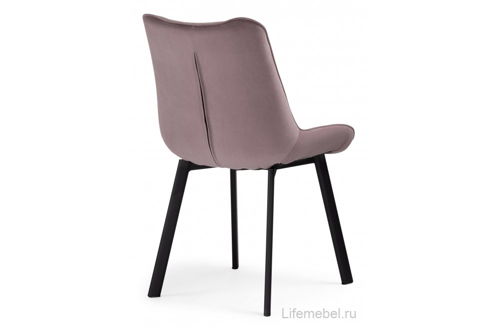 Стул на металлокаркасе Hagen light purple / black