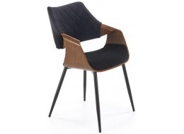 Стул на металлокаркасе K586 черный велюр