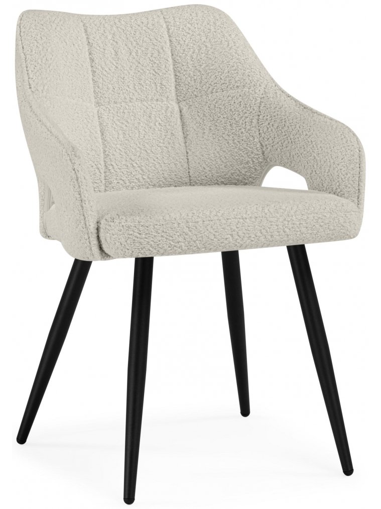 Стул на металлокаркасе Hera beige / black