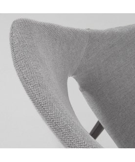 Стул на металлокаркасе Hest светло-серый