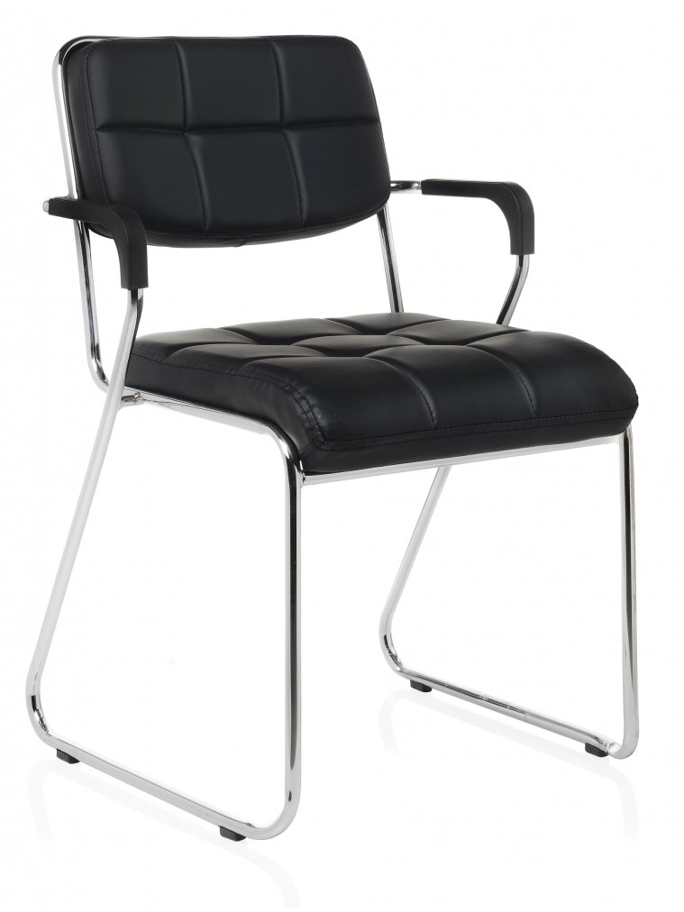 Стул на металлокаркасе Iso lux black с-116-1