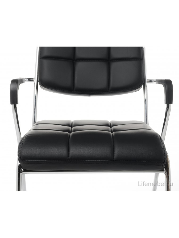 Стул на металлокаркасе Iso lux black с-116-1