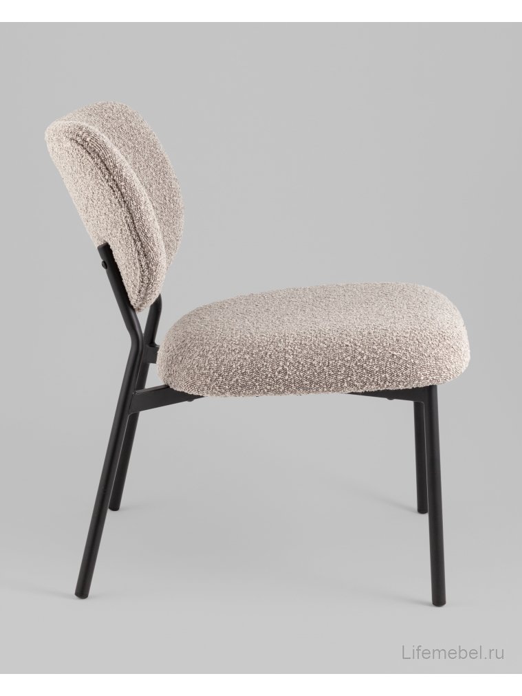 Стул на металлокаркасе Джеймс, серый