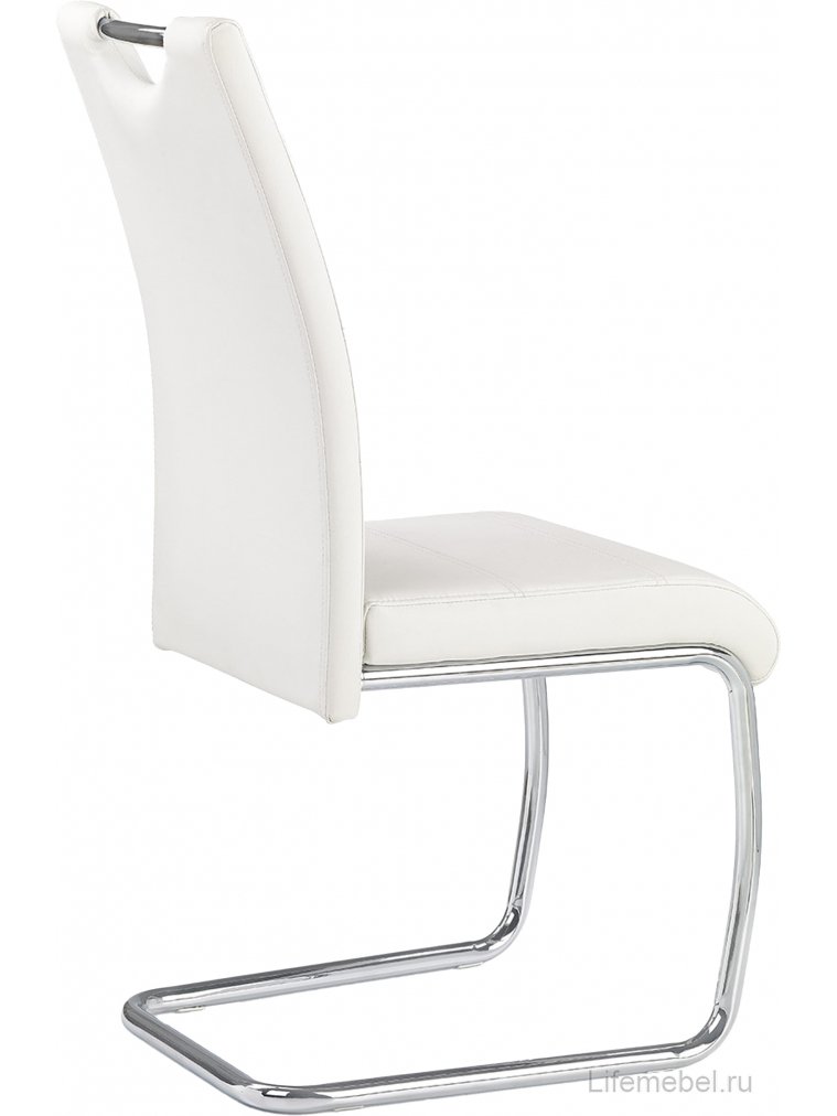 Стул на металлокаркасе K211 белый / хром