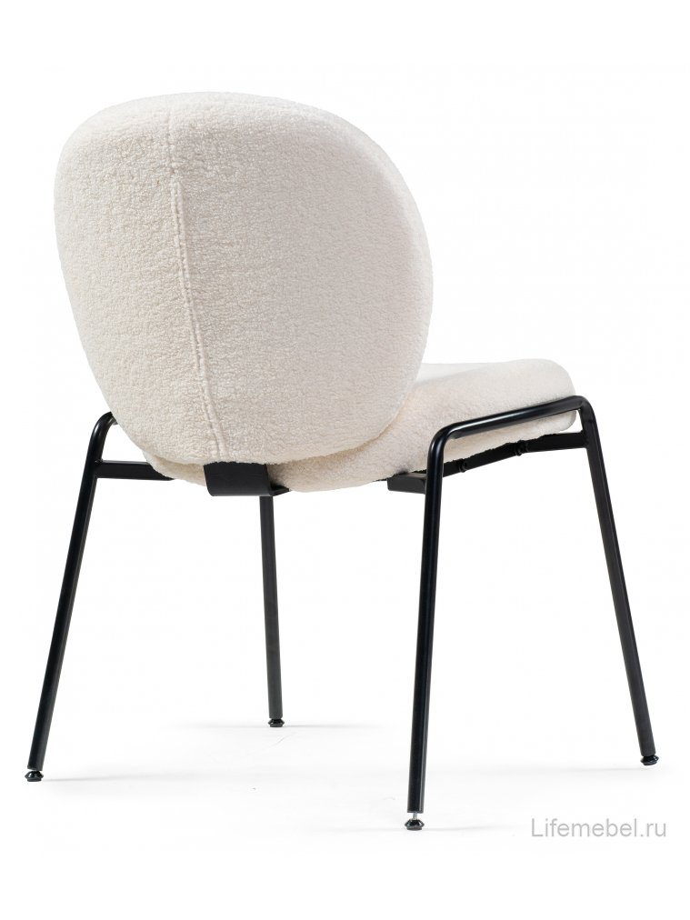 Стул на металлокаркасе Kalipso 1 white / black