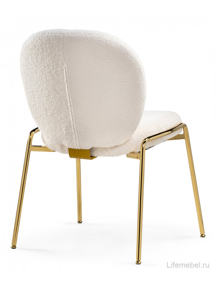 Стул на металлокаркасе Kalipso 1 white / gold