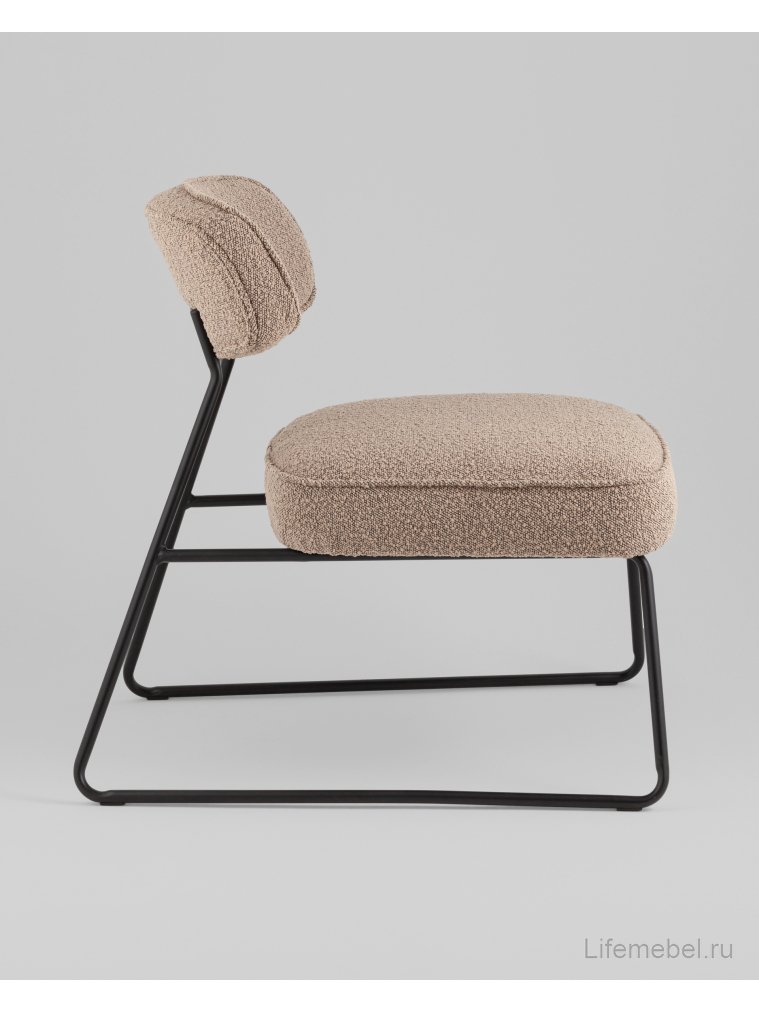 Стул на металлокаркасе Кайла, бежевый