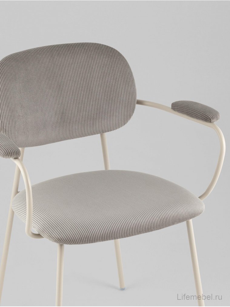 Стул на металлокаркасе Брук серый