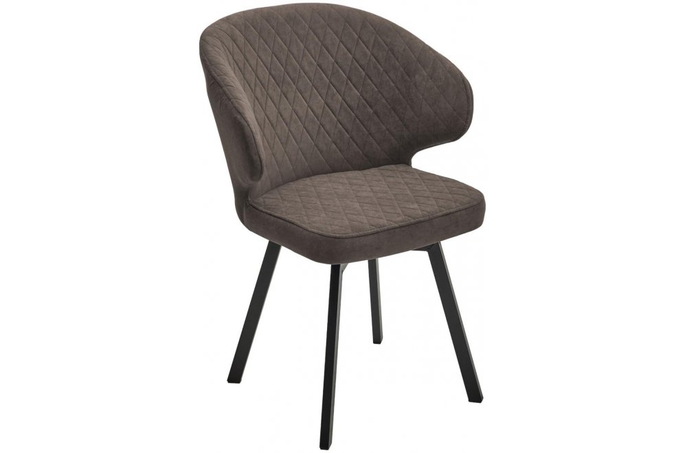 Стул на металлокаркасе Хилтон шоколадный