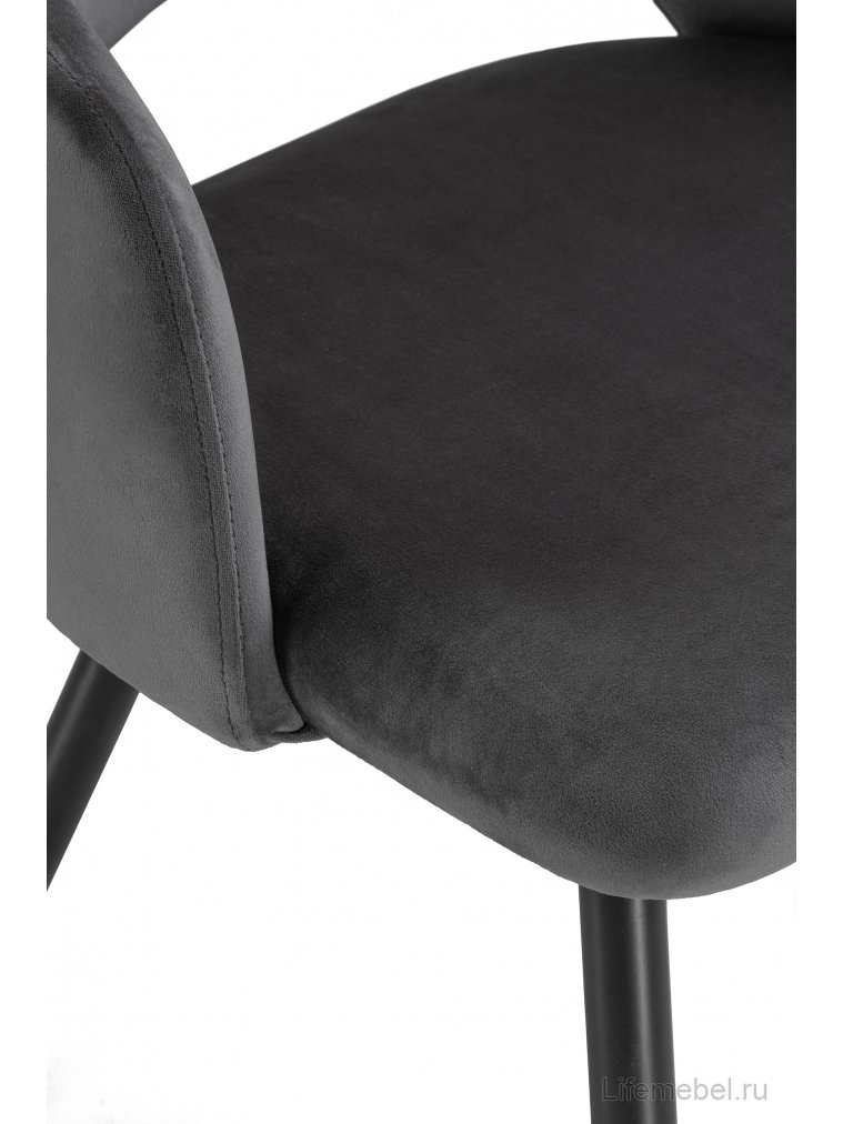 Стул на металлокаркасе Konor dark gray