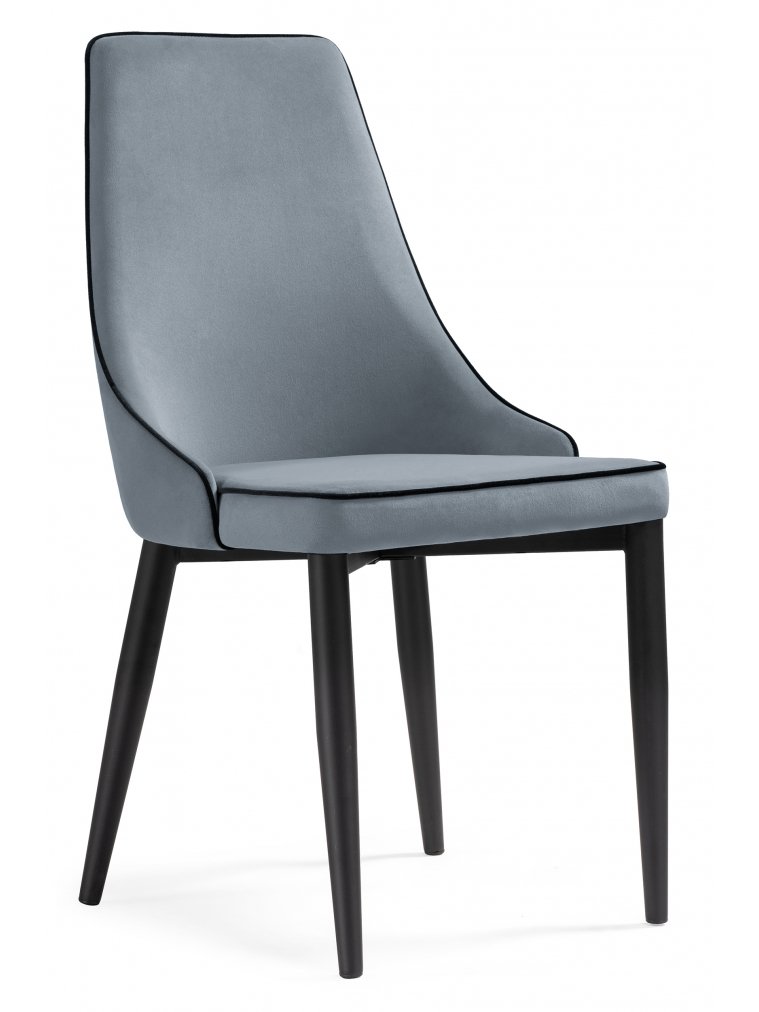 Стул на металлокаркасе Kora 1 gray / black