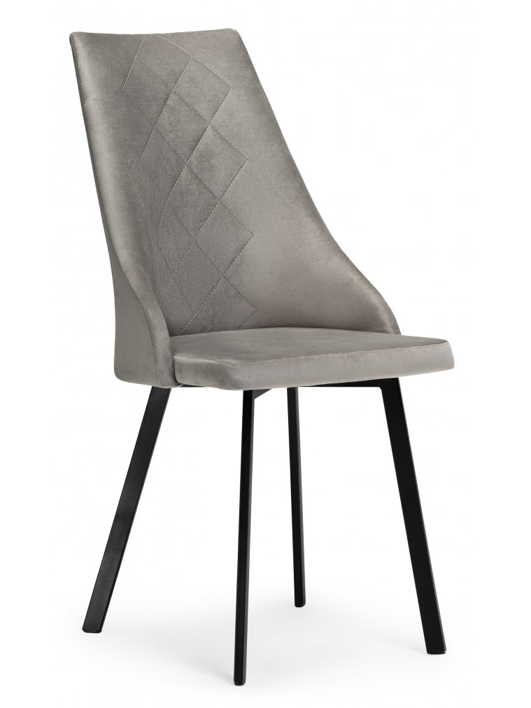 Стул на металлокаркасе Kora 2 gray / black