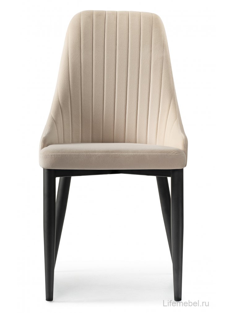 Стул на металлокаркасе Kora beige / black