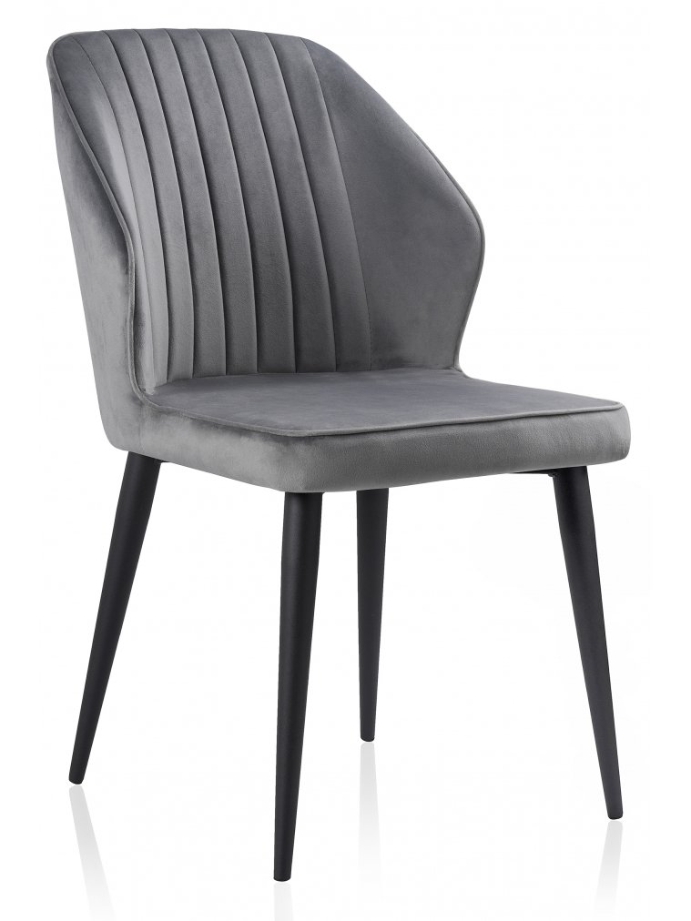 Стул на металлокаркасе Kosta light gray