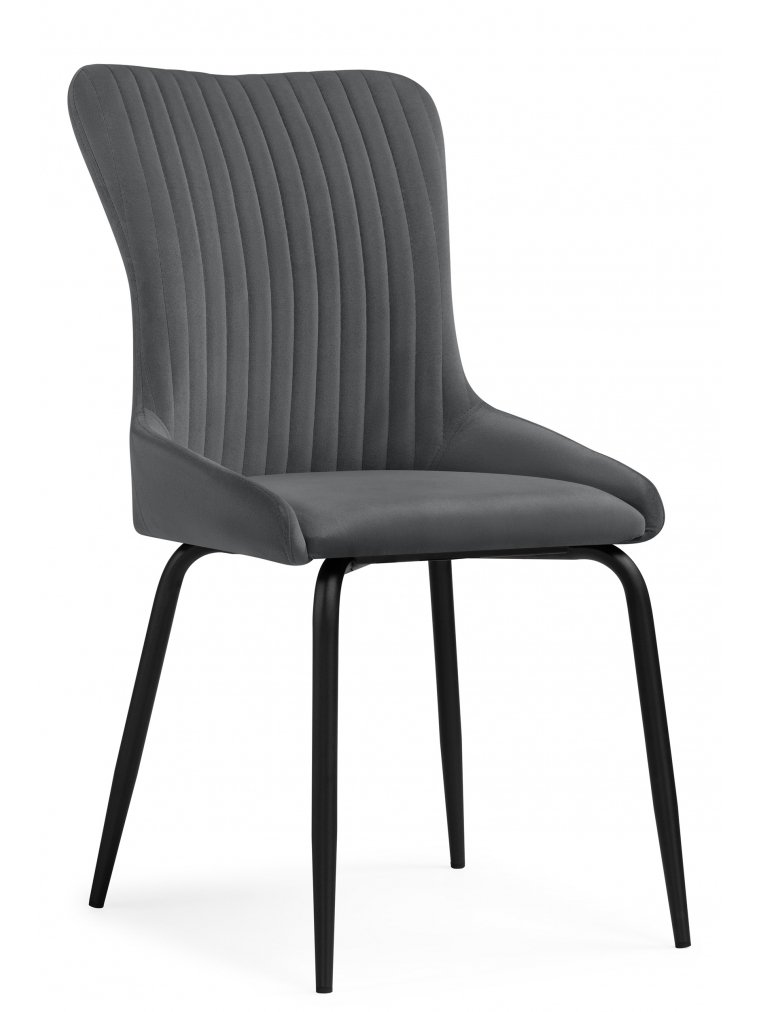 Стул на металлокаркасе Lado gray / black