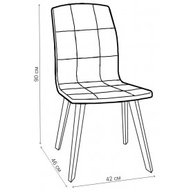 Стул на металлокаркасе Leset Норман