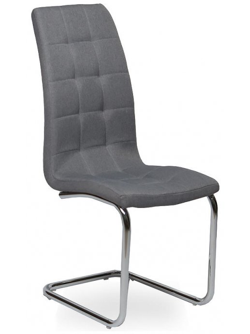 Стул на металлокаркасе LH-37 grey G028-28